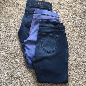 Women's Blue Jeans Set Leggings Size M-L, B-1